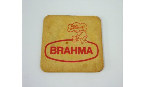 Bolacha de Chopp Brahma Quadrada Manchado